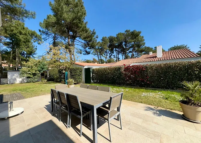 Superbe Maison 4 Chambres, Proche Plage, Au Calme, Avec Wifi - Fr-1-323-375 בית נופש סן ז'אן דה מון